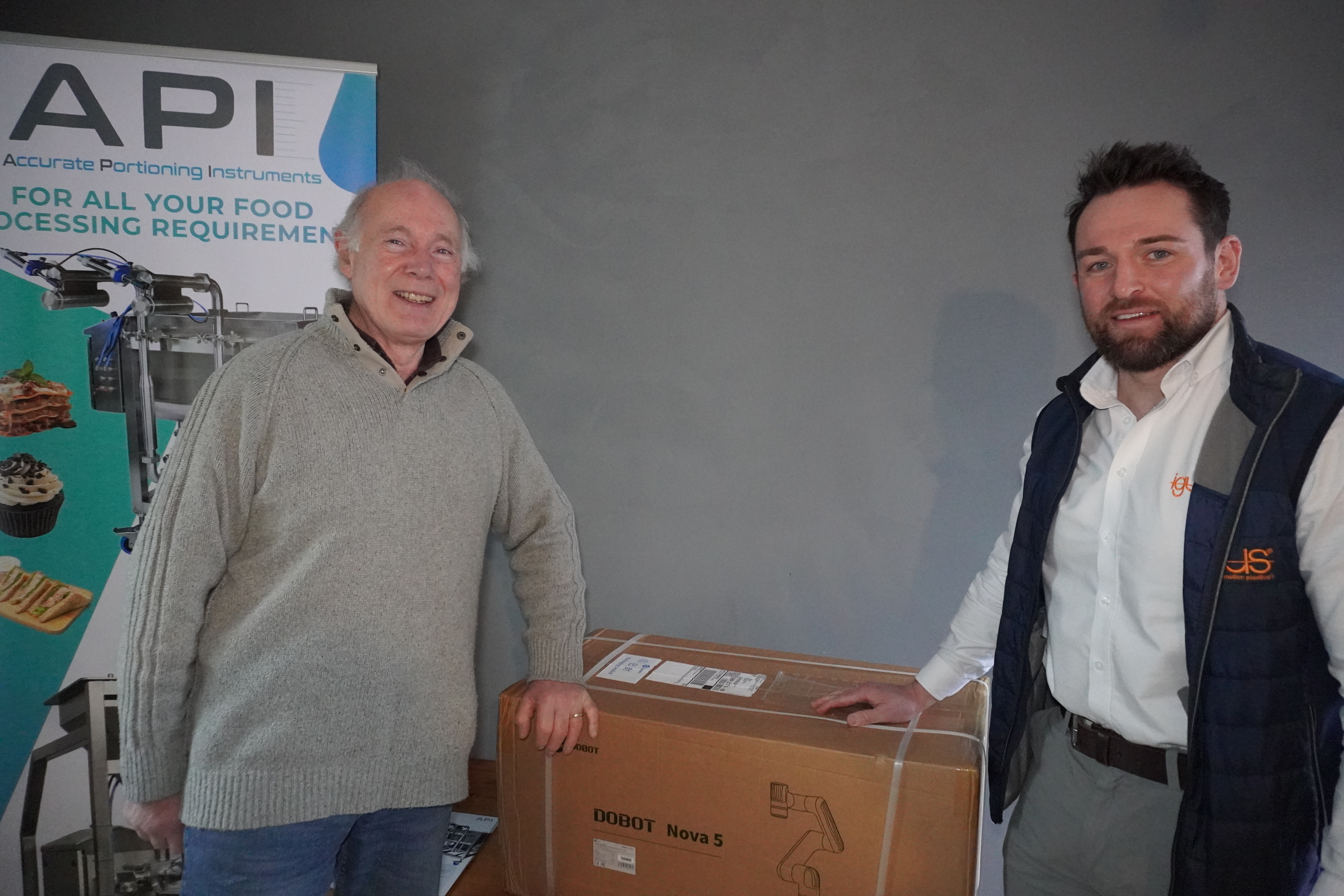 DOBOT giveaway winner, Bob Hinchcliffe