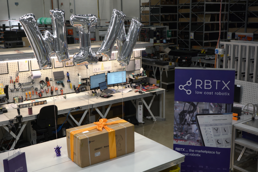 dobot robot launch uk win free dobot